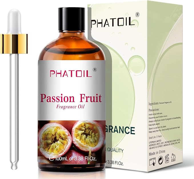 PHATOIL Passion Fruit Fragrance Oil for Diffuser Aromatherapy 3.38FL.OZ