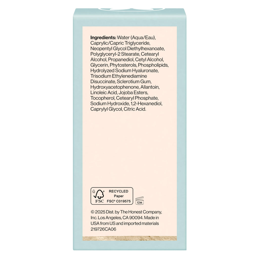 Honest Beauty Sensitive Skin Daily Calm Lightweight Moisturizer, 1.7 fl oz