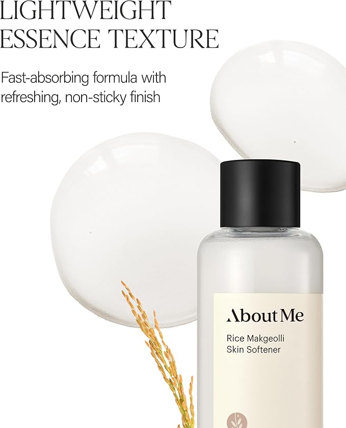 About Me Korean Milky Rice Toner, Makgeolli Ferment, 5.74 fl oz