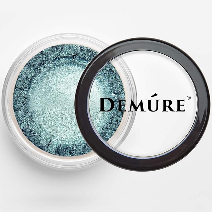 Demure Mineral Make Up Eye Shadow, Shimmer, Loose Powder, Glitter Eyeshadow, Eye Makeup, Natural Makeup, Organic, Natural Eyeshadow, Professional (Mermaid)