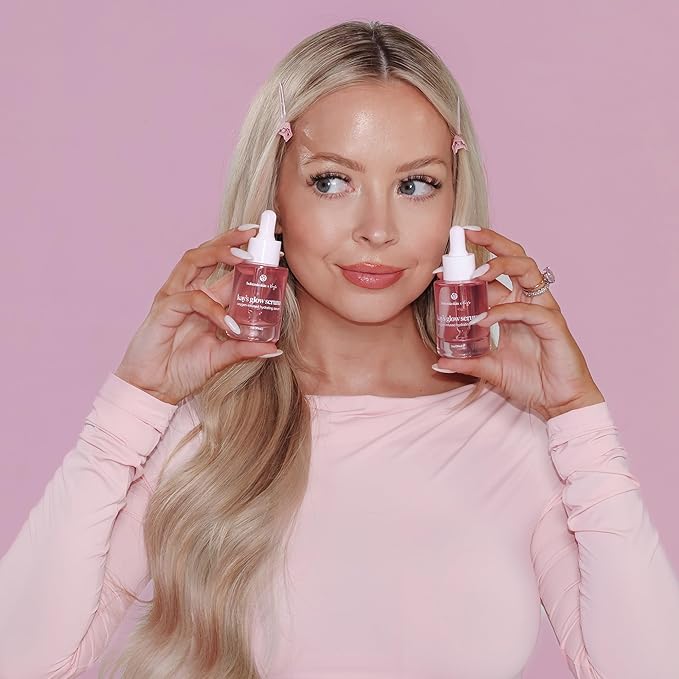 Bohemia Skin Kay’s Glow Serum + Infinite Aura Moisturizer + Boho Cleansing Balm – Oxygen-Infused THDA Vitamin C with Gentle AHA for Face and neck | Hydrates, Soothes and Brightens Bundle