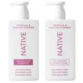 Native Vanilla & Cactus Flower 2-in-1 Shampoo & Conditioner Contain Naturally Derived Ingredients |All Hair Type Color & Treated, Fine to Dry Damaged, Sulfate & Dye Free - 2-Pack