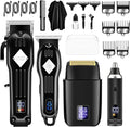 SUNNOW Hair Clippers and Trimmer Set, Electric Razor with Adjustable Speed