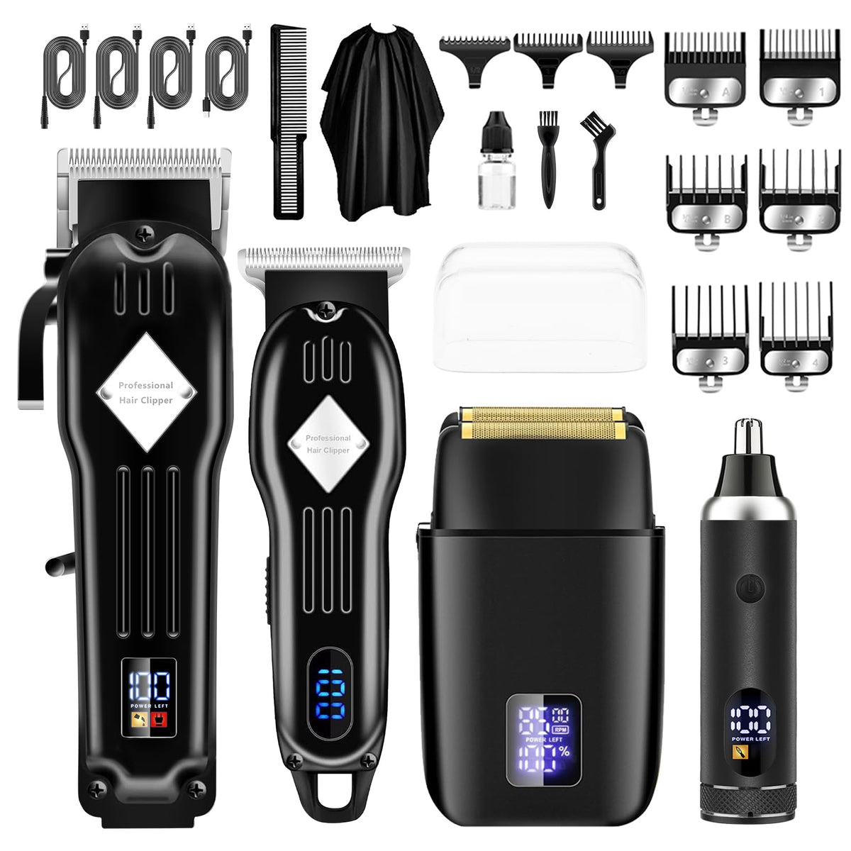 SUNNOW Hair Clippers Professional for Men, Close Shaving, Waterproof
