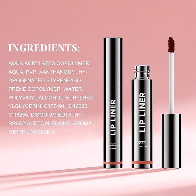 dfjdskl Lip Stain Peel Off Moisturizing Long-Lasting & Waterproof, Peel Off Lip Liner Transfer Proof & Smudge-Proof, Lip Liner Stain Non-Stick Cup for Women All Skin Types Easy to Use (Coral)