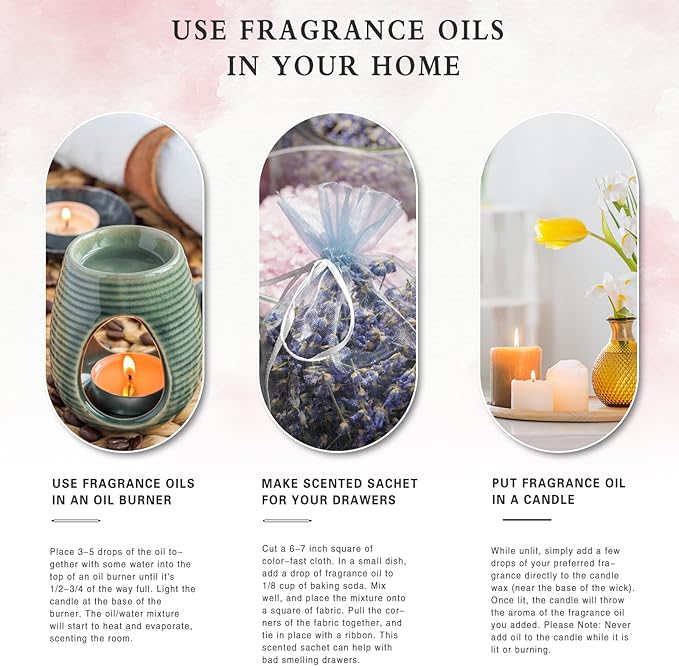 PHATOIL 3.38FL.OZ Coconut & Vanilla Fragrance Oils for Aromatherapy, Essential Oils for Diffusers for Home, Perfect for Diffuser, Yoga, DIY Candle and Soap Making - 100ml