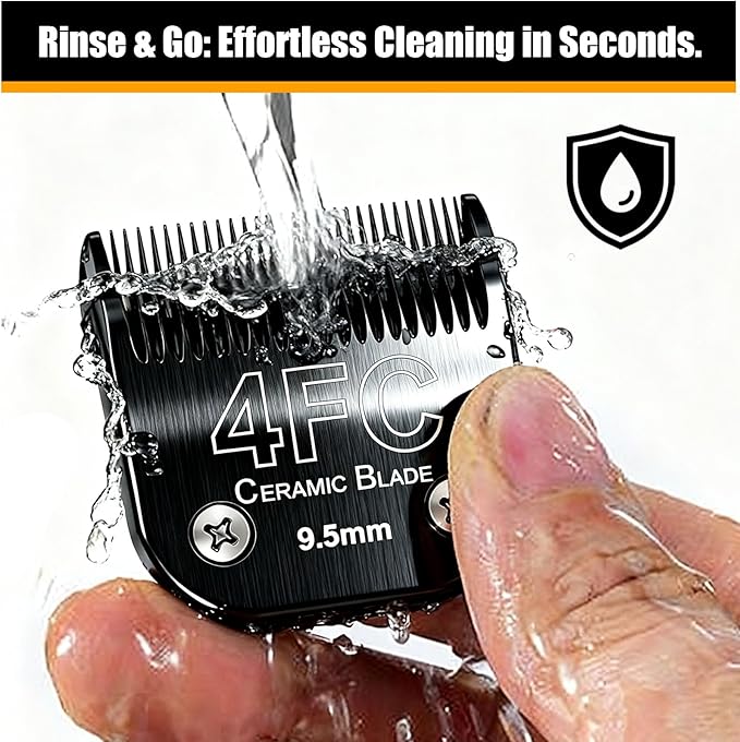Dog Grooming Blades Compatible with Andis Clippers 4FC Blade (9.5mm)