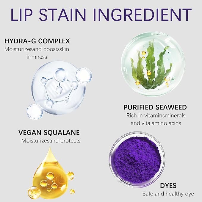 QueenDiary Lip Stain Peel Off Lip Gloss All Day Long Lasting Waterproof And Transferproof Lip Tint - Matte Finish Peel Off Lip Liner