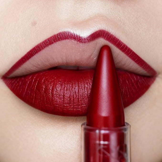 Depuplum Dark Red Lipstick Gradient Matte Lip Liner Combo for Women