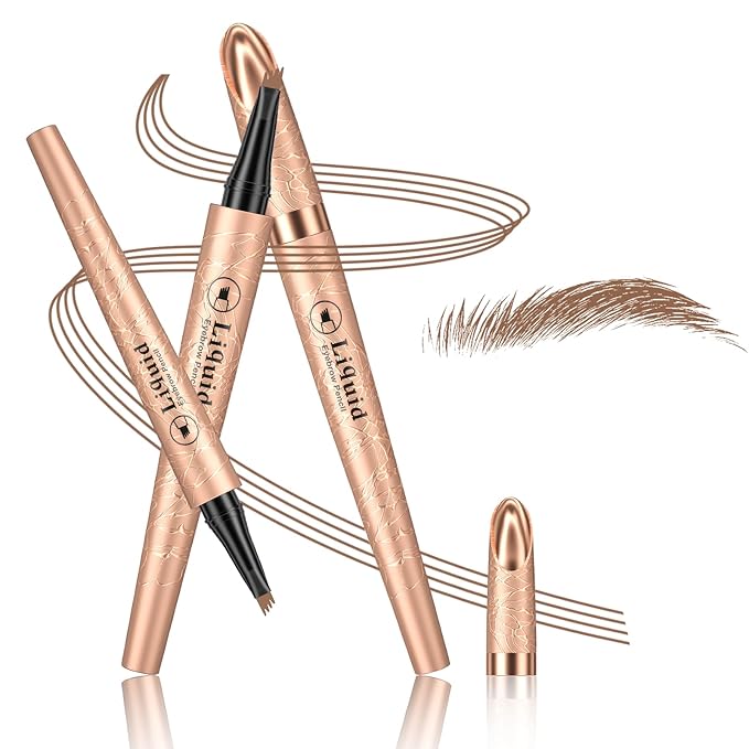 Ursoulney Eyebrow Pen - Upgraded 3D Liquid Eye Brow Microblading