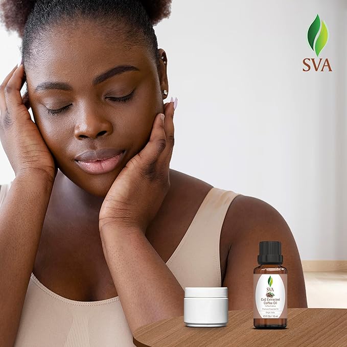 SVA Coffee Essential Oil in Glass Bottle, 1/3 Fl Oz (10 ml)
