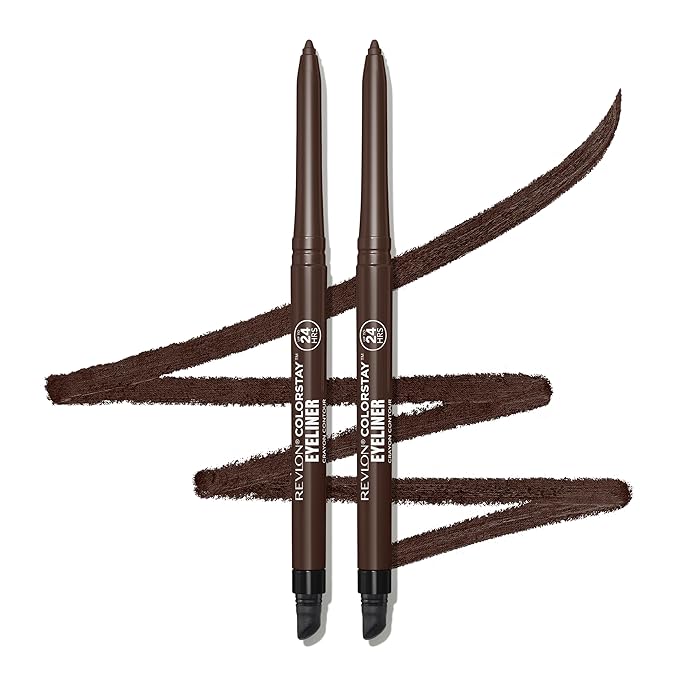 REVLON ColorStay Eyeliner with SoftFlex, Black Brown 202, 0.01 Ounce (28 g) (Pack of 2)