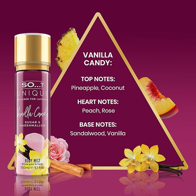 Unique Body Mist - Sweet Pea by So…? for Women - 5.1 oz Body Mist - Pack of 2