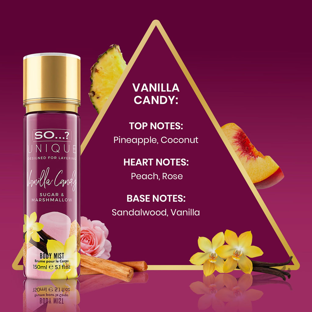 Unique Body Mist - Sweet Pea by So…? for Women - 5.1 oz Body Mist - Pack of 2
