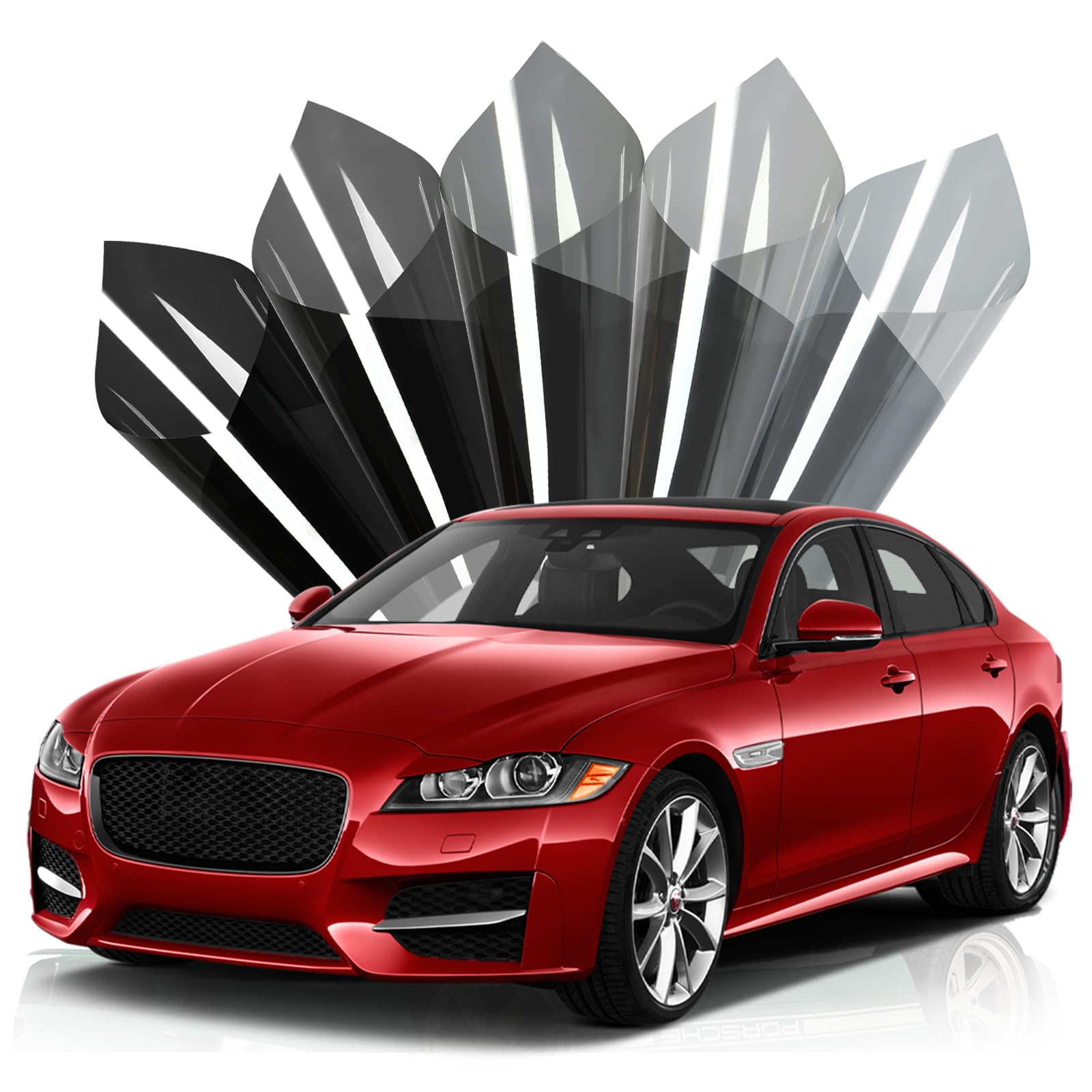 TOYOCO Window Tint Film for Cars, 70% VLT 24" in x 15'Ft Ceramic Window Tinted, Blocks 99% UV & IR Rays, Heat Resistant Anti Glare Film for Windshield, Scratch Resistant Sun Shade Auto Tint Roll