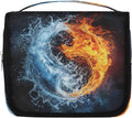 Water Fire Travel Toiletry Bag Women Hanging Cosmetic Organizer Portable
