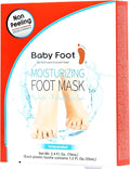 Baby Foot Hydrating Foot Mask for Dry Cracked Feet – Moisturizing Foot Mask Non Peel Treatment – Soft Smooth Feet Repair with Collagen & Hyaluronic Acid – 15 Minute Spa Foot Care, Unscented