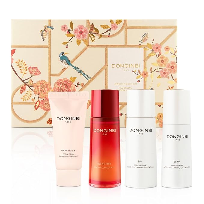 Donginbi Red Ginseng Essential Skin Care Set | Korean Skin Care Gift Set