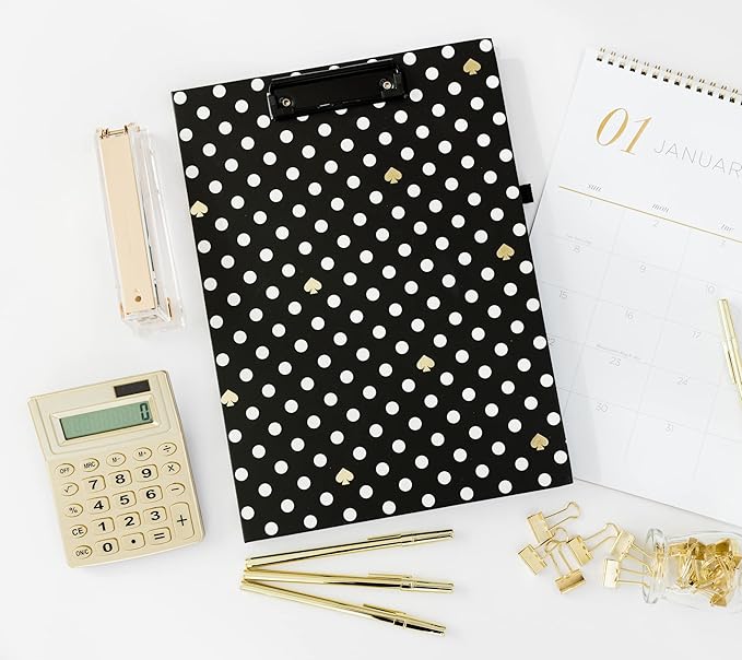 kate spade new york Clipboard Folio, Polka Dots