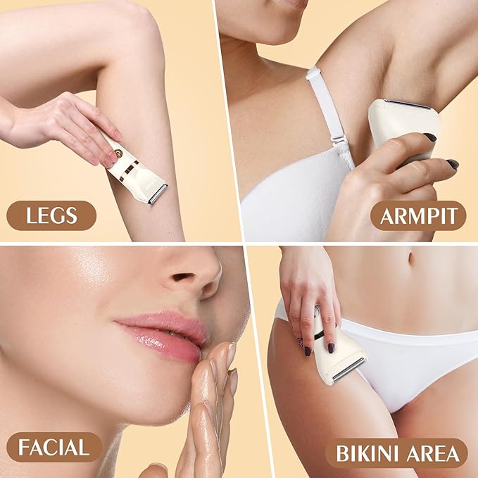 Ufree 3-in-1 Bikini Trimmer Electric Razors for Women, Body Hair Trimmer