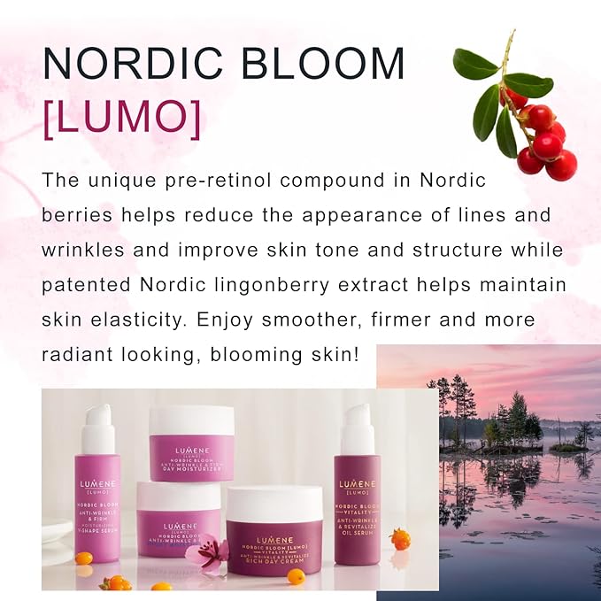 Lumene Nordic Bloom Anti-Wrinkle Firming V-Shape Serum Lingonberry 30 ml