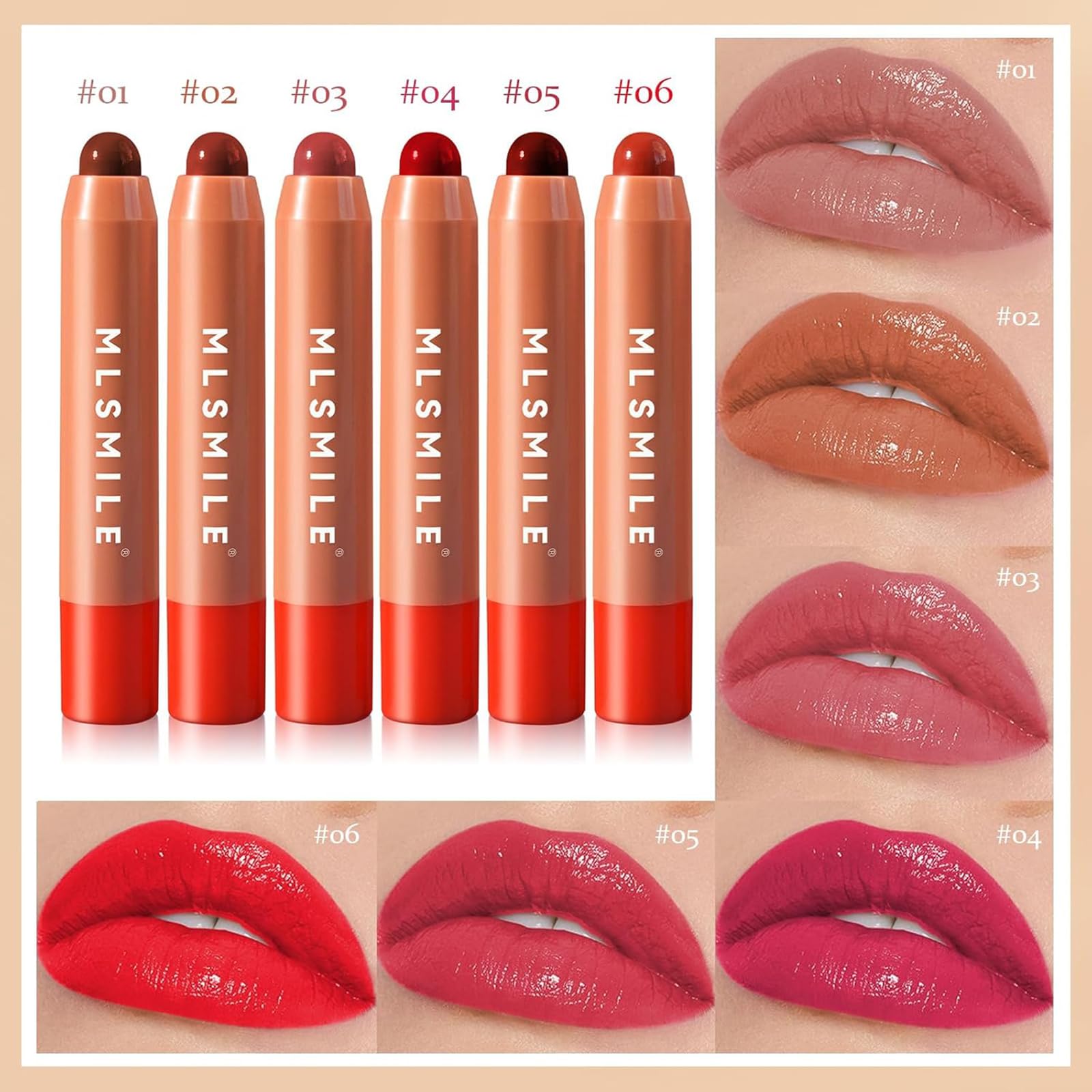 Plum Lip Tint & Gloss 3-in-1 Multi-Use Stick, Cream Blush Eyeshadow Base, Waterproof & Transfer-Proof Lip Stain, All-Day Hydrating Wear #Pink