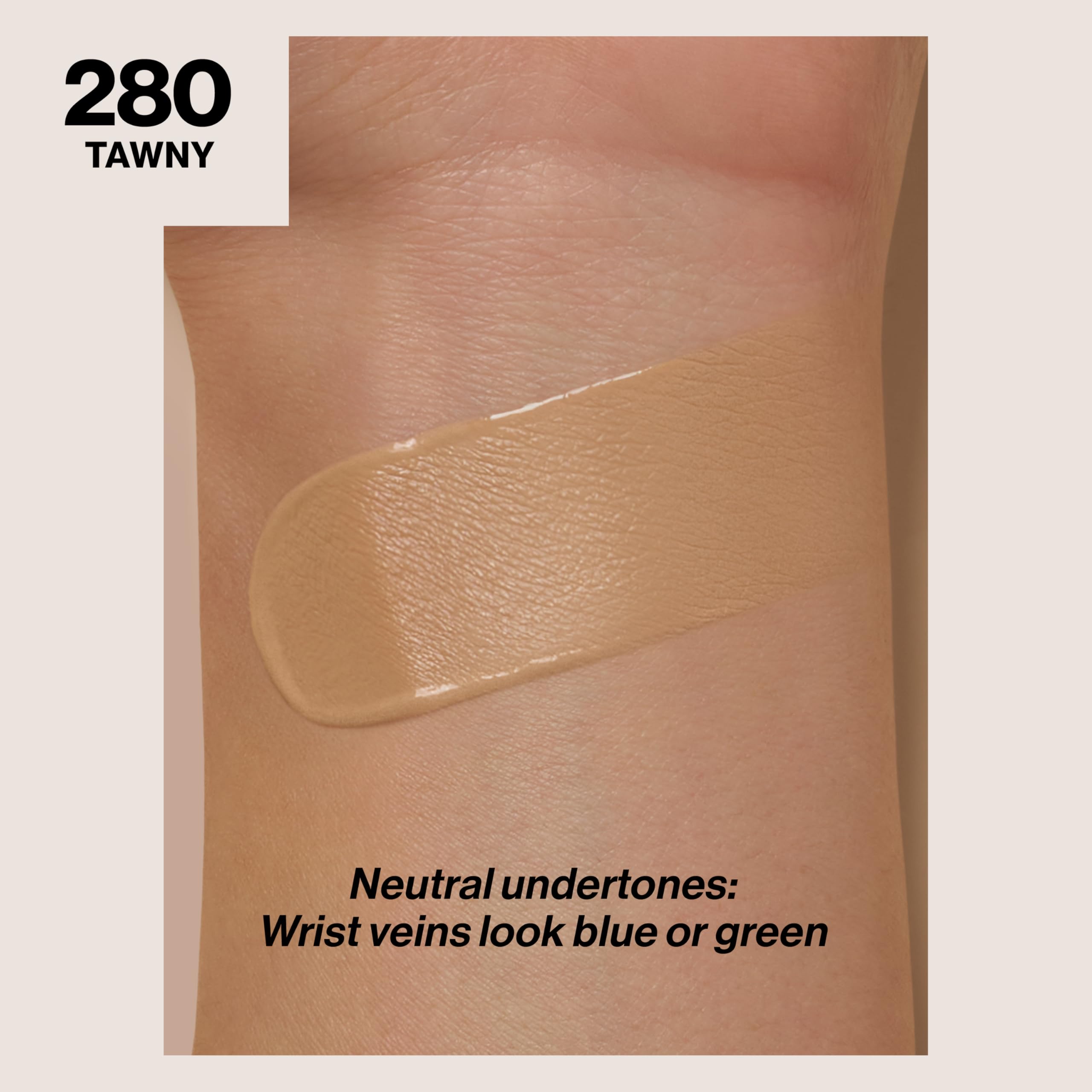 Revlon Liquid Foundation, ColorStay Face Makeup for Combination & Oily Skin, SPF 15, Medium-Full Coverage with Matte Finish, 280 Tawny, 1 Fl Oz