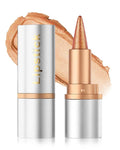Brown Glitter Lipstick Lip Liner,Shimmer Metallic Matte Lip Stain Tint