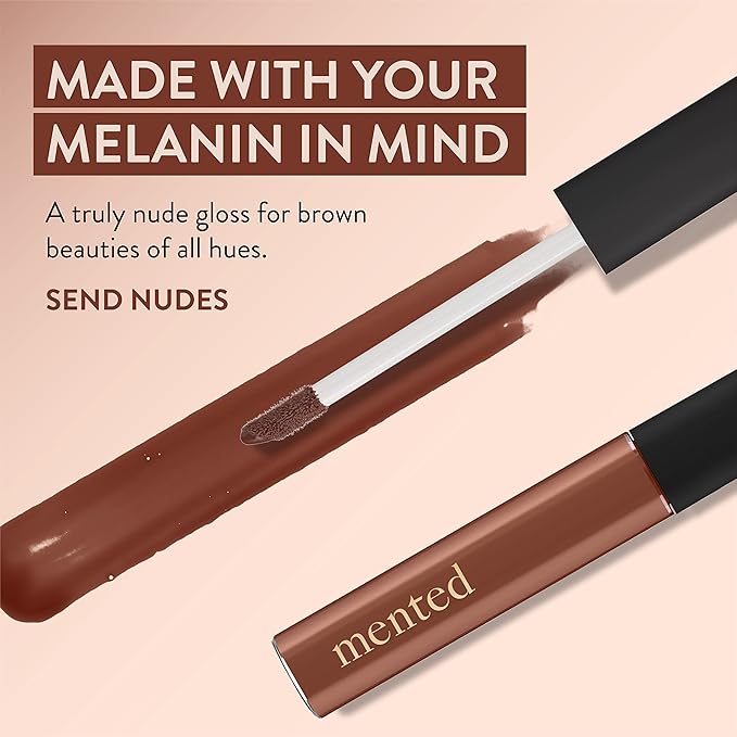 Mented Cosmetics Lip Gloss for Women Tinted Lip Balm Stain, Made in USA