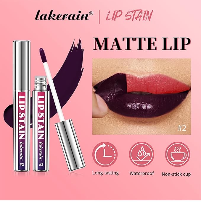 Aseawave 3Pcs Peel Off Lip Liner Lipstick Makeup, Pink Peel Off Lipgloss for Women Magic Lipstick 24 Hours Original Lip Liner Makeup Stain (#D, 1 Count (Pack of 3))