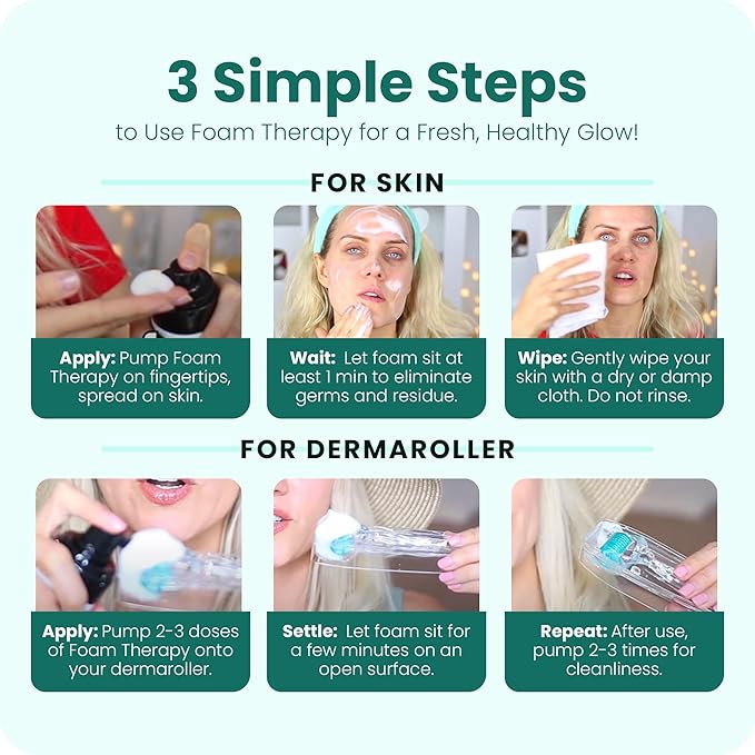 Gin Amber Beauty Mini Foaming Face Wash - Gentle Facial Cleanser, 6 fl oz