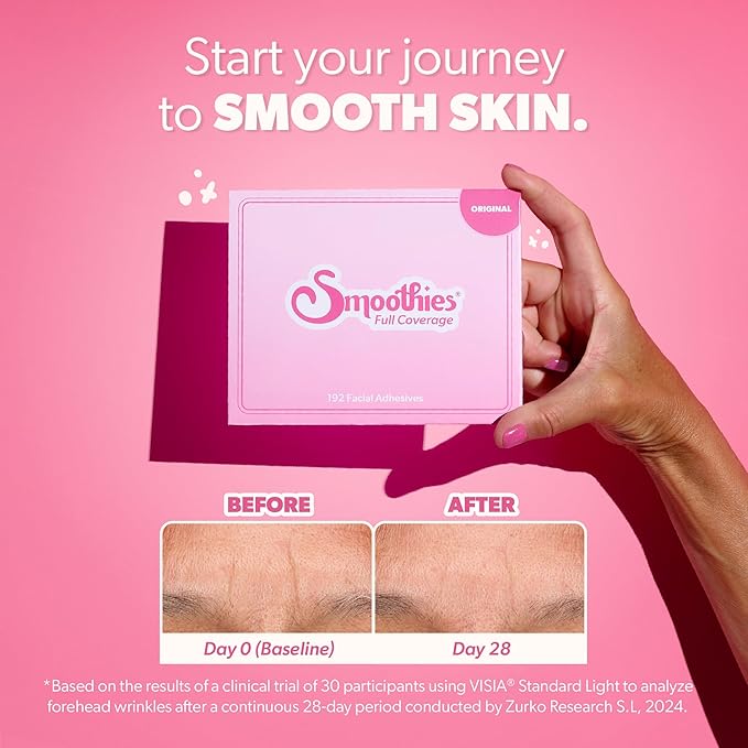 Full Coverage Wrinkle Patches for Face Overnight, 192 Ct, Clinically Tested