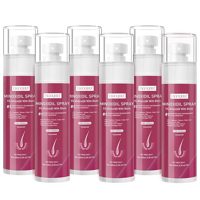 5% Minoxidil for Women Hair Regrowth Spray, hers hair regrowth treatment Infused
