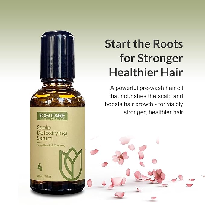 YOGI CARE Aroma Therapy Pre-Wash Hair Oil Serum 30ml / 1 Fl.oz (Scalp Health & Clarifying)