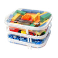 3PCS Clear Hard Shell Zipper Case,9.9*7.9*2in,Travel Toiletry Cosmetic Bags