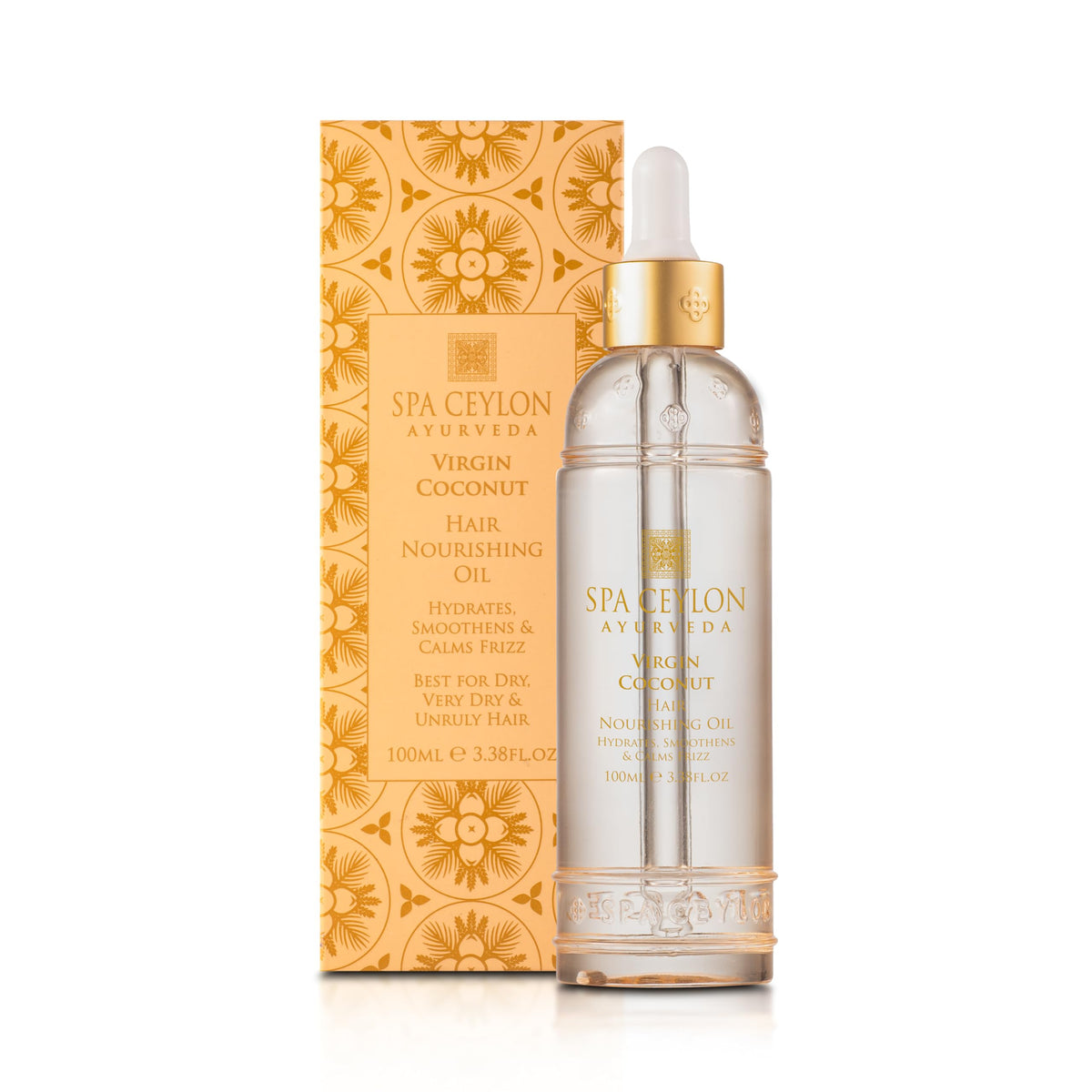 SPA CEYLON Virgin Coconut Hair Nourishing Oil, 100% Natural, Hair Growth, Scalp, Repair, Best for Dry, Very Dry & Unruly Hair