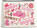 UPNEGE Cowgirls Gifts Western Howdy Makeup Bag for Teens Women
