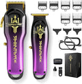 SUPRENT PRO Professional Hair Clippers for Men- Barber Clippers Set Brushless Motor, Cordless Hair Clipper with Zero Gap Hair Trimmer- Premium Hair Cutting kit Gift for Men