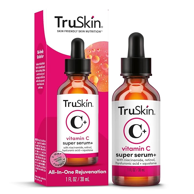 TruSkin Vitamin C Super Serum for Face, 5 Skin Benefits, 1 fl oz