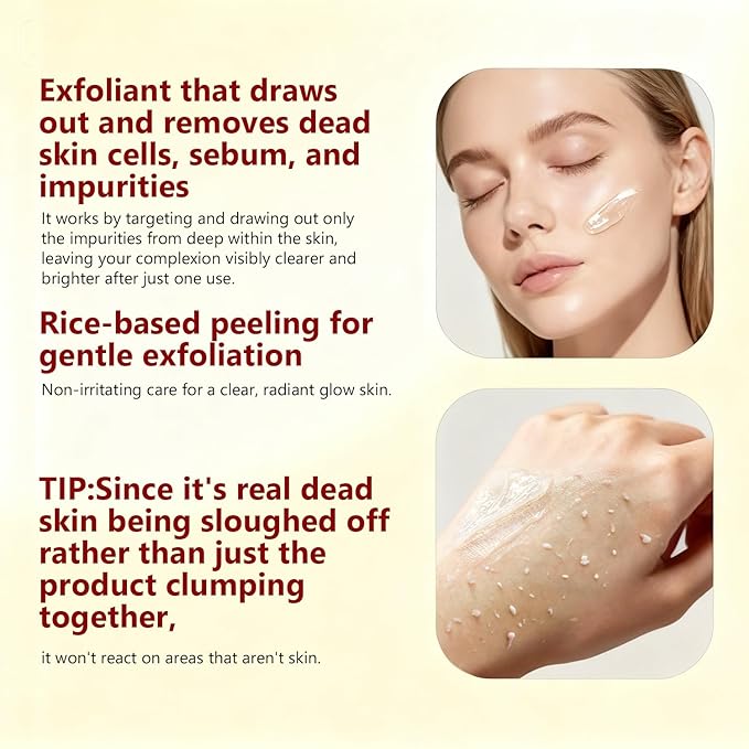 Peel Shot Glow White Rice Peeling Ampoule, Fermented Rice Extract Formula for Gentle Exfoliation, Soothes & Hydrates, For Various Skin Types (2.7 fl oz)