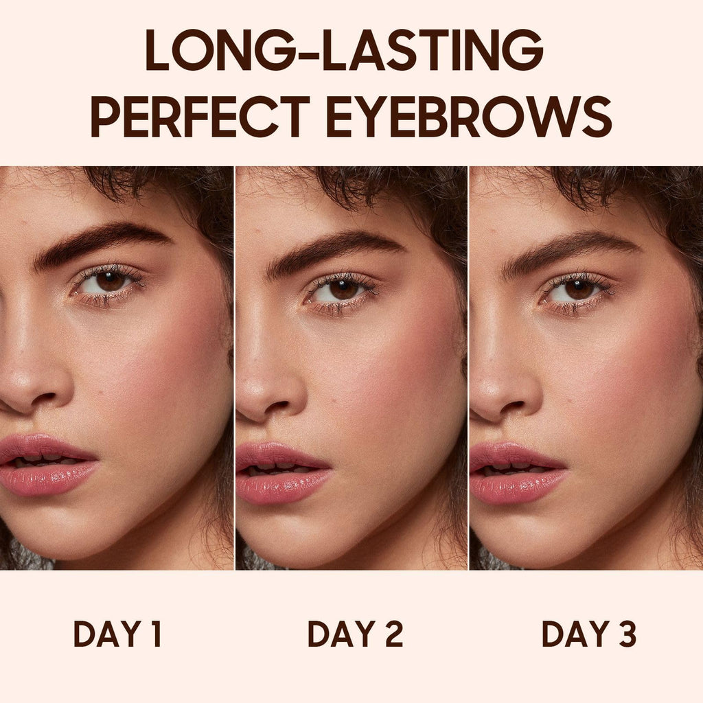 Peel Off Eyebrow Gel Tint - Eye Brow Tinting Kit Easy to Makeup A Natural Eyebrow Looking, Brow Gel for women Long-Lasting & Waterproof (Gray Brown)