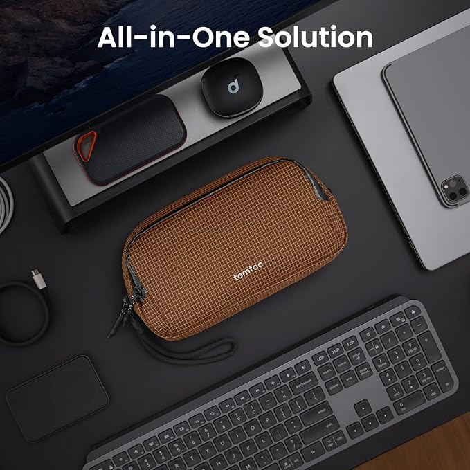 tomtoc Electronic Organizer Travel Case Performance, Dual Compartment Bag