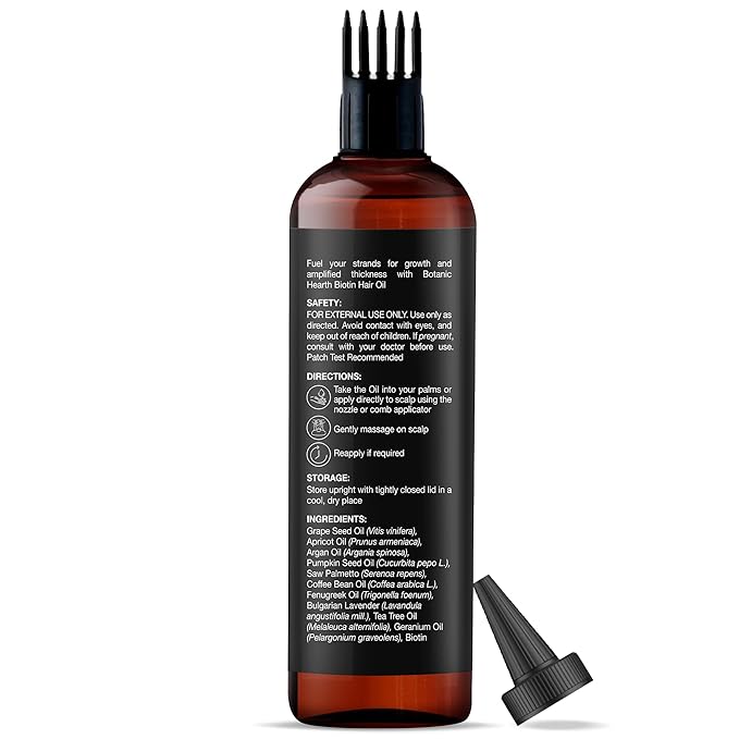 Botanic Hearth Biotin Oil for Hair Growth 6.7 Fl oz