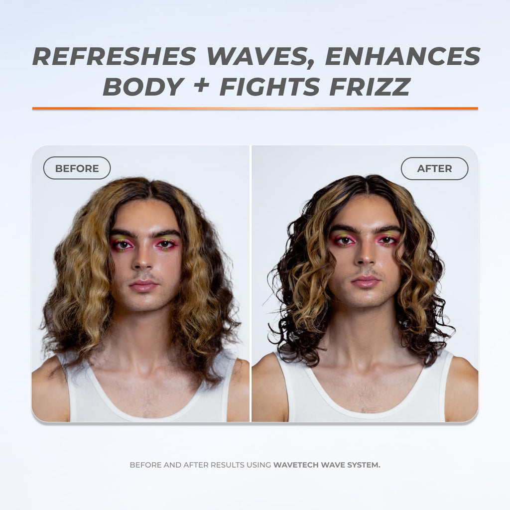 XMONDO Hair Wavetech Wave Revival Mist | Vegan Formula with Pro-Vitamin B5 and Essential Nutrients for Glowing Frizz Free Waves, 6.7 Fl Oz 1-Pack