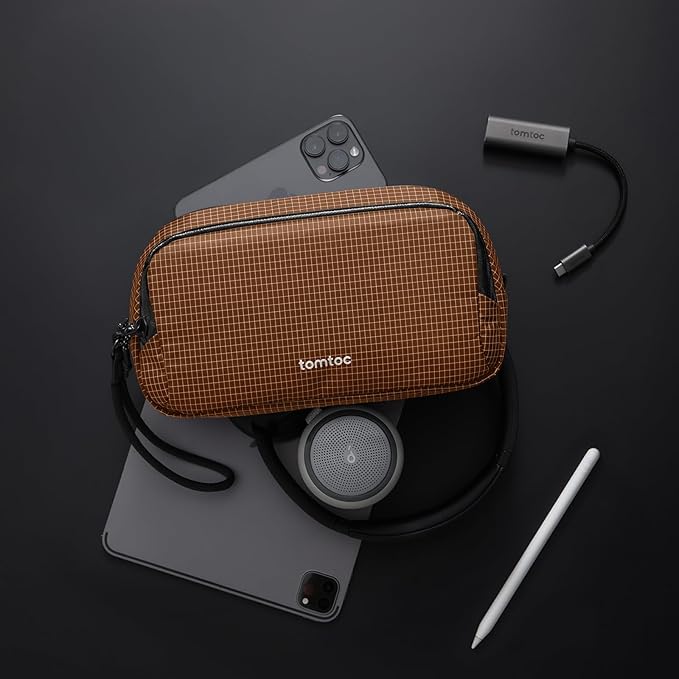 tomtoc Electronic Organizer Travel Case Performance, Dual Compartment Bag