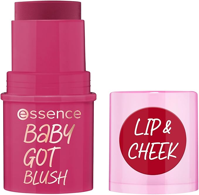 essence Baby Got Blush, Face Cream Blush Stick (50 | Cherry Cherry Baby)