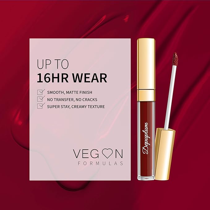 Depuplum Red Lipstick For Women Color Stay Long Lasting Lipsticks