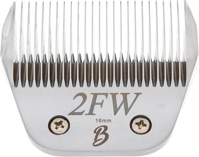 Bucchelli Detachable A Series Wide 30 Blades for Dog Grooming Cuts Length 1/50" - 0.5mm Japanese Carbonized Steel Wide Grooming Blades Compatible A5 Series Wide Clippers for Dogs(30W)