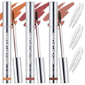 GLSFACE 3 Colors Peel Off Lip Liner with Tweezer Kit, Rich Color Matte Finish Lip Tint Stains Makeup Set for Women, Long Lasting, Waterproof, Smudge Proof, For All Skin Types (#1, #3, #5)