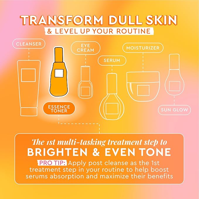 Glow Recipe Cloudberry Brightening Essence Toner, Korean Brightening Essence, Hydrating Rice Water + 5% Glycerin, CoQ10, Vitamin C & E, Barrier Support, Even Tone (75ml)